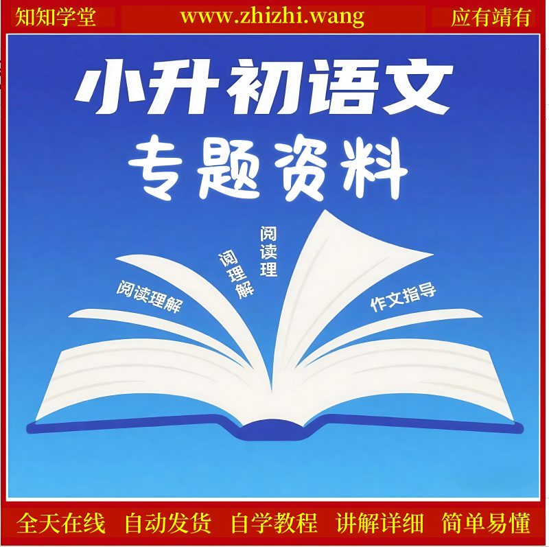 小升初语文冲刺必备-靖家知知网